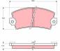 Preview: Rear brake pads Lancia Beta 828 (5888545), SILA - FIAT / Lancia Original